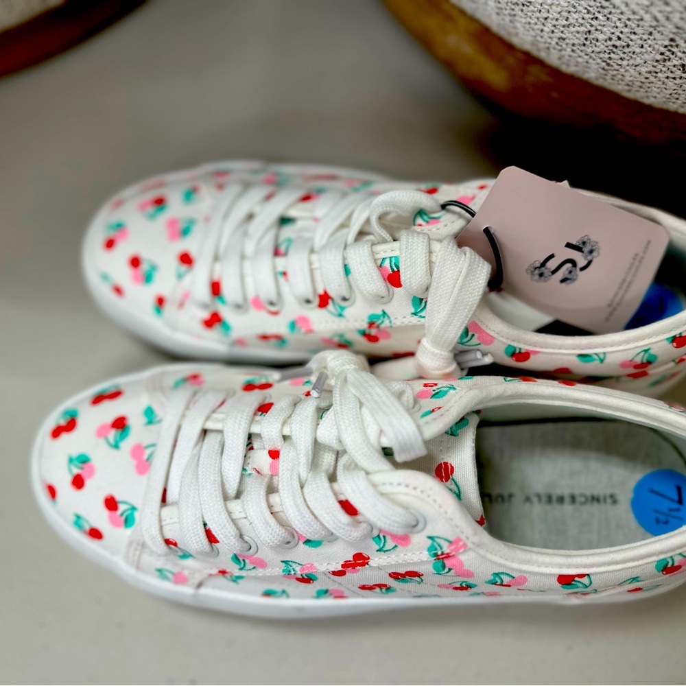 Sincerely Jules Cherry 🍒 Print Pattern Sneaker